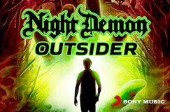 »Night Demon: Outsider« auf CD. Auch auf Vinyl erhältlich.
