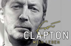 Kopf von Eric Clapton vor grauen Hintergrund