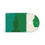 Text: Meshell Ndegeocello, Ventriloquism. Cover und CD mit grünem Silhouettenprofil, linker und rechter Rand., CD