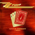 „Live in Germany 1980“ in fett. Mehrere Spielkarten mit einem kunstvollen Rückenmuster und einem gelben Logo oben.