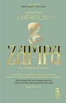 "ZAMPA (1831) ou La Fiancée de marbre" in elegantem Goldschrift auf grünem Hintergrund. Ein Schädel mit Stilisiertem Ornament.