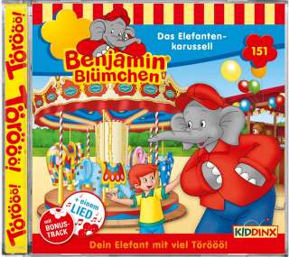 Benjamin Blümchen - Das Elefantenkarussell (CD) Cover