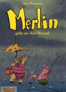 Merlin geht an den Strand (Comic) Cover