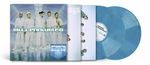 "Millennium 2.0", "Backstreet Boys", "Düsseldorf Edition". Fünf Männer in weißen Outfits, zwei blaue Schallplatten.