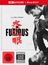 FSK 18 beantragt. "The Furious" in kräftigen Buchstaben mit asiatischen Zeichen. Zwei Männer in intensiver Szene.