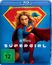 „SUPERGIRL“, „FSK ab 12 freigegeben“, „vorläufige Abbildung“. Eine Frau in Superheldenkleidung, rotes „S“-Symbol.
