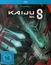 Text: "STAFFEL 1", "KAIJU NO. 8", "FSK ab 16 freigegeben". 

Illustration eines monsterhaften Wesens mit leuchtenden Augen.