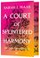 Text: "SARAH J. MAAS A COURT OF THORNS AND ROSES DAS REICH DER SIEBEN HÖFE 6 COVER TO BE REVEALED" vor grauem Hintergrund.
