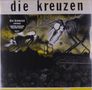 Text: "die kreuzen", "self-titled", "LIMITED EDITION YELLOW VINYL". Eine düstere Illustration mit skelettierten Tierfiguren., LP