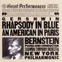 Gershwin / Bernstein: Rhapsody In Blue / An Ameri..., CD