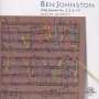 Ben Johnston: Streichquartette Nr.2-4,9, CD