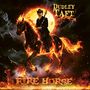 Die Texte "Dudley Taft" und "Fire Horse" in feuriger Schrift. Ein Mann auf einem flammenden Pferd vor Vollmond., CD