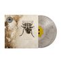 Text: "KARNIVOOL THEMATA" und "THEMATA MUSEUM MARBLE VINYL". Eine abstrakte Illustration einer Insektenkopfansicht., 2 LPs