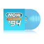 „NOW YEARBOOK '94“ steht auf einem blauen Albumcover mit drei blauen Schallplatten daneben., 3 LPs