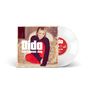 "Dido christmas day". Helles Cover mit einer Person, die auf einem Sofa sitzt, gekleidet in Rot und Dunkelblau. Weiße Vinyl-Schallplatte., Single 7"