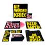 Tocotronic: Nie wieder Krieg (180g) (limitierte Fanbox) (farbiges Vinyl), LP,LP,CD,SIN,T-Shirts