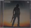Oben steht "Keith Urban" und "High". Silhouette einer Person mit Gitarre vor Sonnenaufgang oder -untergang., CD