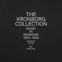Text in weißer Schrift auf schwarzem Hintergrund: "THE KRONBORG COLLECTION MUSIC IN DENMARK 1550–1650 MUSICA FICTA BO HOLTEN"., 8 CDs