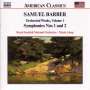 Samuel Barber (1910-1981): Symphonien Nr.1 & 2, CD