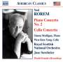 Ned Rorem (geb. 1923): Klavierkonzert Nr.2, CD