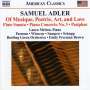 Samuel Adler (geb. 1928): Klavierkonzert Nr.3, CD