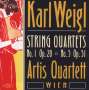 Karl Weigl (1881-1949): Streichquartette Nr.1 & 5, CD