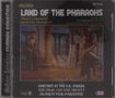 "LAND OF THE PHARAOHS" Musik von Dimitri Tiomkin, dirigiert von Elmer Bernstein. Bild: Antike Säulen und Figuren., CD
