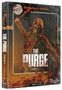 „THE PURGE Staffel 1“ steht groß in der Mitte. Ein maskierter Mensch in sportlicher Pose, dunkler Hintergrund.