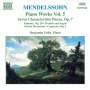 Felix Mendelssohn Bartholdy: Klavierwerke Vol.5, CD