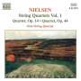 Carl Nielsen: Sämtliche Streichquartette Vol.1, CD