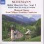 Robert Schumann: Streichquartette Nr.1 & 3 (arr.für Streichorchester), CD