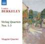Lennox Berkeley (1903-1989): Streichquartette Nr.1-3, CD