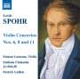Louis Spohr (1784-1859): Violinkonzerte Nr.6,8,11, CD