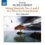 Erwin Schulhoff (1894-1942): Streichquartette Nr.1 & 2, CD