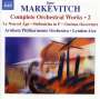Igor Markevitch (1912-1983): Sämtliche Orchesterwerke Vol.2, CD