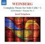 Mieczyslaw Weinberg (1919-1996): Sämtliche Werke für Cello solo Vol.1, CD