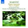 Bohuslav Martinu: Klavierkonzerte Nr.1,2,4, CD