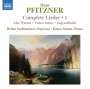 Hans Pfitzner: Sämtliche Lieder Vol.1, CD