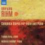 Wolfgang Rihm: Werke für Violine & Klavier, CD