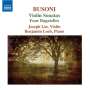 Ferruccio Busoni (1866-1924): Sonaten f.Violine & Klavier Nr.1 & 2, CD