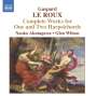 Gaspard le Roux (1660-1707): Werke für 1 & 2 Cembali, CD