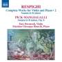 Ottorino Respighi (1879-1936): Sämtliche Werke für Violine & Klavier Vol.2, CD