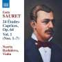 Emile Sauret (1852-1920): 24 Etudes-Caprices op.64 Vol.1, CD