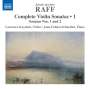 Joachim Raff: Sämtliche Violinsonaten Vol.1, CD