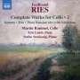 Ferdinand Ries (1784-1838): Sämtliche Werke mit Cello Vol.2, CD