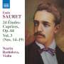 Emile Sauret (1852-1920): 24 Etudes-Caprices op.64 Vol.3, CD