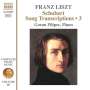 Franz Liszt (1811-1886): Klavierwerke Vol. 59 - Schubert Song Transcriptions Vol.3, CD