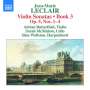 Jean Marie Leclair: Sonaten für Violine & Bc Heft 3 Nr.1-4 (op.5 Nr.1-4), CD