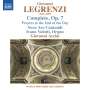 Giovanni Legrenzi: Compiete con le lettanie et antifone della B.V. a5 op.7, CD