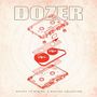 Text "DOZER" und "REFLECT TO REWIND: A RARITIES COLLECTION". Explosionszeichnung einer Kassette in Rot., 2 LPs